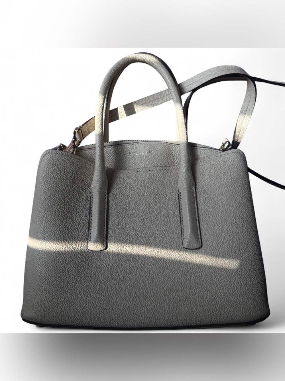 Cream Kate Spade Crossbody Handbag